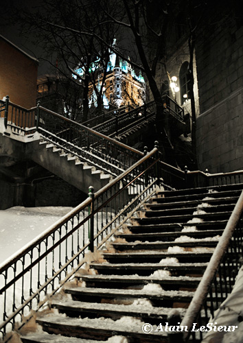 L'escalier Frontenac